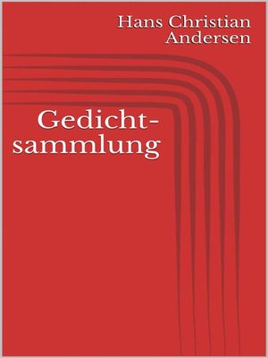 cover image of Gedichtsammlung